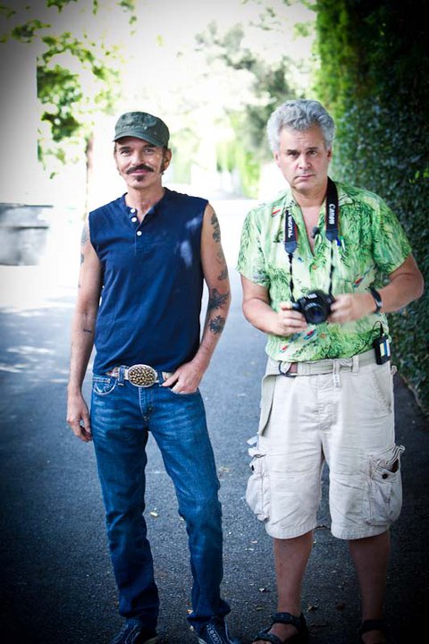 Harvey Hubbell with actor Billy Bob Thornton Harvey Hubbell with actor Billy Bob Thornton