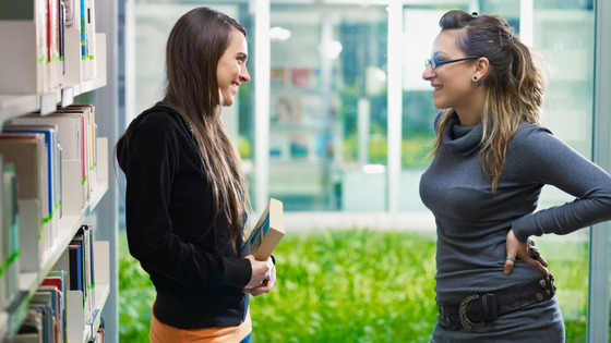 Students Talking